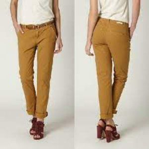 Mustard Pilcro Chino Pants from Anthropologie